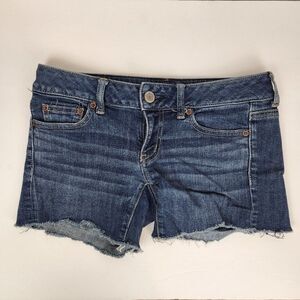 American Eagle for Aerie Stretch Dark Wash Jean Shorts Women's Size 2
